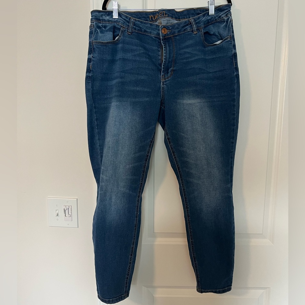 Rue21 Blue Skinny Jeans Classic Style